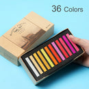 Marie's F2012 Color Chalk Painting Crayon Soft Dry Pastel Dye Hair 12/24/36/48 Colors/Set Art Drawing Set Office School Students Art Supplies