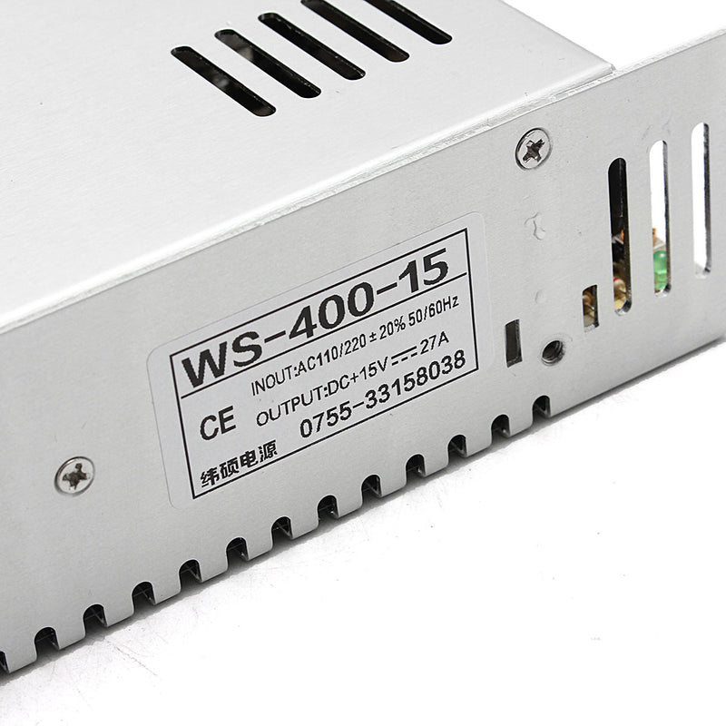 400W 15V 27A Switching Power Supply Transformer Single Output for Mechanic Engineer