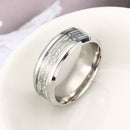 Luminous Titanium Steel Finger Ring Punk Personality Ring for Men