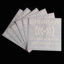 6Pcs HOME Security 24 Hours Alarm System Warning Sign Internal PVC Stickers 87x87mm