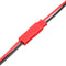 Excellway 10 Pairs 2 Pins JST Male & Female Connectors Plug Cable Wire Line 110mm Red