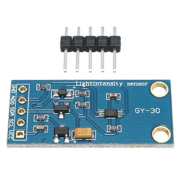 10pcs GY-30 3-5V 0-65535 Lux BH1750FVI Digital Light Intensity Sensor Module For