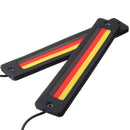 2Pcs Flexible 3 Colors Car Auto COB LED Strip Daytime Running Driving Light DRL 480LM