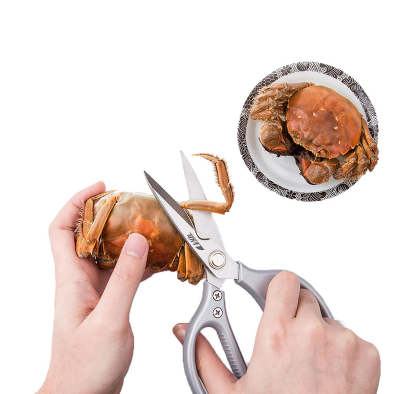 LIREN Life Stainless Steel Scissors Kitchen Scissor Multipurpose Shears Tool for Chicken Poultry Fish Meat