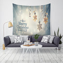 Loskii LWG4 Santa Print Wall Hanging Tapestry Art Christmas Tapestry Home Decor Christmas Decorations For Home
