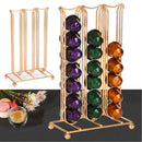 42Pc Coffee Capsules Cup Holder Dispenser Rack Capsule Tower Stand For ASISWJ