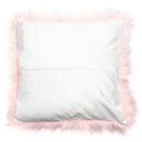 Throw Pillow Cover Cushion Case Faux Fur Fluffy Plush Soft Sofa Solid Home Decor