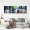 3 Cascade Large Waterfall Framed Print Painting Canvas Wall Art Picture Home Decorate Living Room