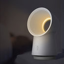 Wireless 3000mAh 2 In 1 Mini Cooling Fan Bladeless Desktop Portable Fan With LED Light 3 Speed Adjustable