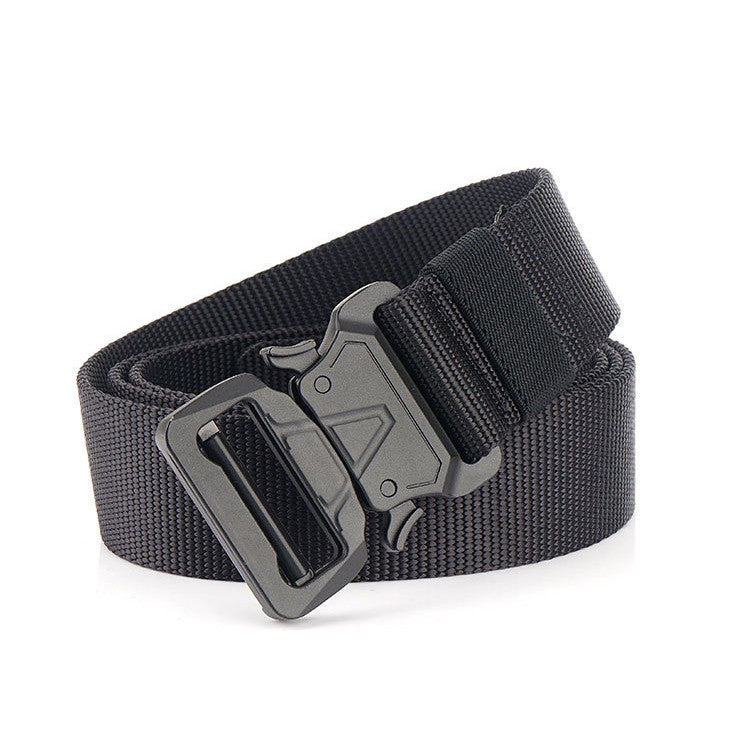 125cm AWMN C1B1 3.8cm Nylon Tactical Belt Quick Release Inserting Buckle Military Tactical Belt Leisure Belt