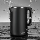KONKA KEK-KM18 1.7L / 1500W Double Anti Hot Electric Kettle 304 Stainless Steel 6min Fast Boiling
