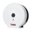 Black/White WALL MOUNTED Plastic Toilet Paper Shelf Holder Large Roll Lockable