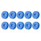 10Pcs M5 Manual Knurled Thumb Aluminum Alloy Screw Nut Spacer Flat Washer
