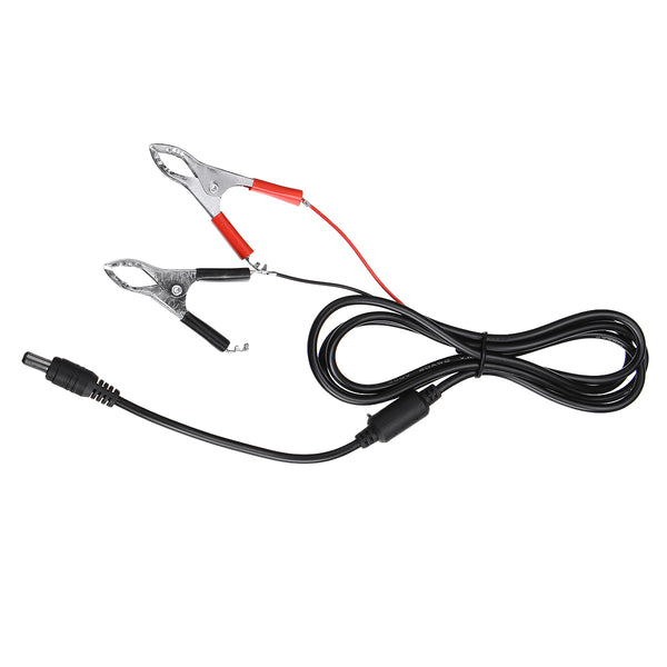 1.5m Allig  ator Clips Cable with 12V 5.5*2.1mm DC Connector for Car Battery Power Supply Connector Wire Outdoor Camping Lights