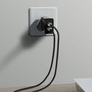 Baseus Travel Double USB Charger DC 5V 2A Fast Wall Charger Portable UK Plug Adapter