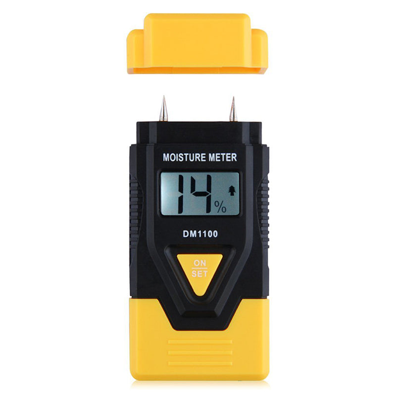 3 In 1 Digital Moisture Meter Garden Wood Paper Hardened Materials Ambient Temperature Testing Tools