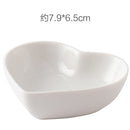 Creative household ceramic sauce dish Japanese tableware seasoning dessert dish sauce dish vinegar dish dumplings bones small dish