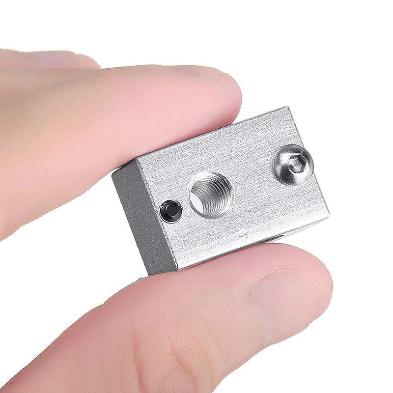 Aluminum/Brass M6 Thread V6 Heating Block For 3D Printer Part