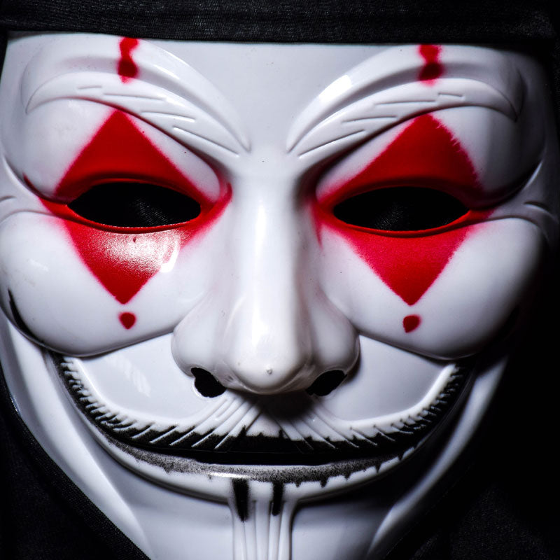 Halloween Skull Vampire V Clown Mask Bar Dance Horror Scary Soul Hip-hop Male Adult