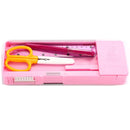 Plastic Cartoon Fancy Stationery Multi-function Pen Box 2 Layer Double Open Multi-layer Pencil Case Holder Students Gift Office School Supplies