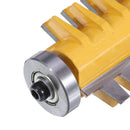 Drillpro 8mm Shank Rail Reversible Finger Joint Glue Router Bit Cone Tenon Woodwork Wood Cutter