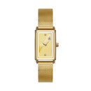 SHENGKE SK K0119 Ladies Dress Rectangular Shape Drape Dial  Business Women Quartz Watch