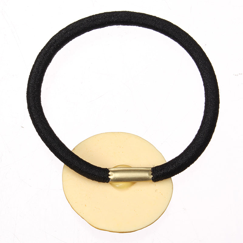 Cute Simulated Biscuit Hair Ring Band Star Heart Circular Geometric Kid's Jewelry