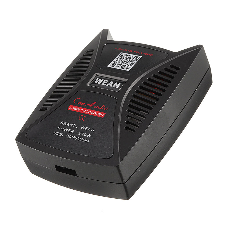 WEAH-81 Car Heavy Bass Frequency Divider High and Low Two-way Two Bass Crossover Upgrade Tool