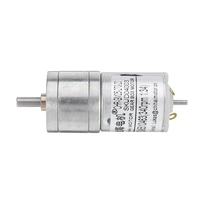 Chihai DC 7.4V 340rpm 550rpm Reduction Motor DC Geared Motor