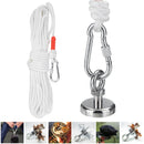 98kg 48mm Neodymium Recovery Magnet Salvage Recovery Fishing Magnet for Detecting Metal Treasure