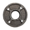 10Pcs Reinforced Black Flange Iron Pipe Wall Mount Floor Fitting Plumbing Threaded  Iron Casting Flange