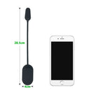 4 LED USB Rechargeable Eye-Care Book Light Clip On White Dimmable Table Lamp For Music Stand Night Reading Piano