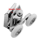 2Pcs  Double Wheels  Shower Door Top Rollers for Sliding Shower Door