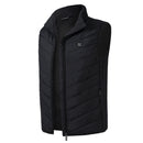 Electric USB Heatiing Warm Hooded Jacket Winter Heated Back + Abdomen + Neck Vest 3 Temperature Control