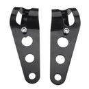 Motorcycle Headlight Mounting Lamp Bracket Metal Holder 34mm-45mm