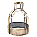 Iron Vintage Ceiling Light Fitting Lamp Bulb Net Bottom Shape Cage Bar Cafe Lampshade