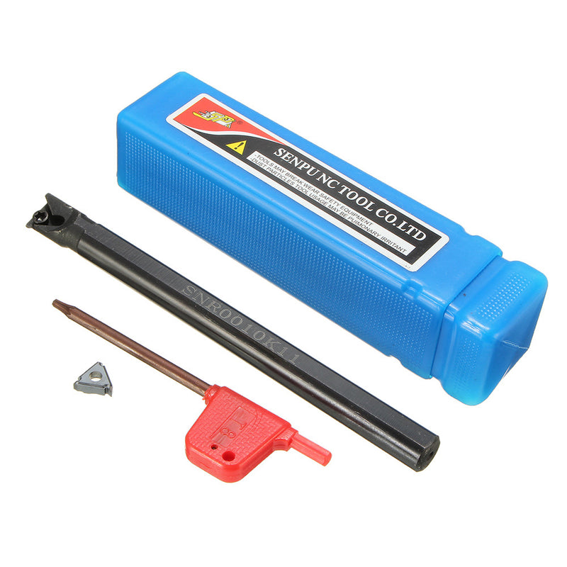 SNR0010K11 Internal Lathe Threading Boring Turning Tool Holder with 11IR AG60 Insert