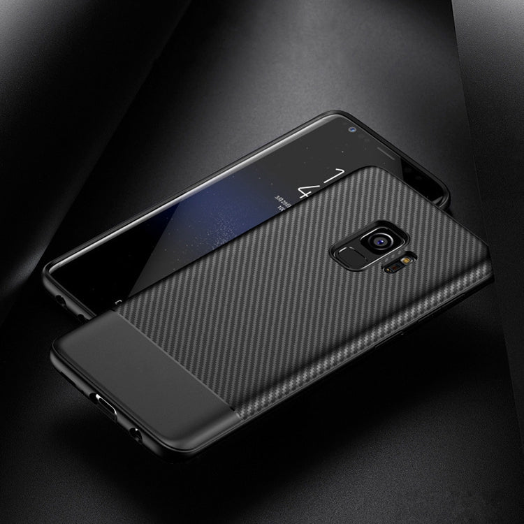 Ultra Thin Shockproof Carbon Fiber Soft TPU Case for Samsung Galaxy S9