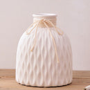 Modern Geometric Ceramic Vase Tabletop Flower Pots Home Office Decor Gift