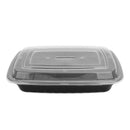 10Pcs 750ml Meal Prep Container Set Plastic Food Storage Reusable Lids Lunch Boxes