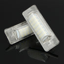 Pair Error Free 18 LED Number License Plate Bulb For Benz W210 4D Sedan Face Lift