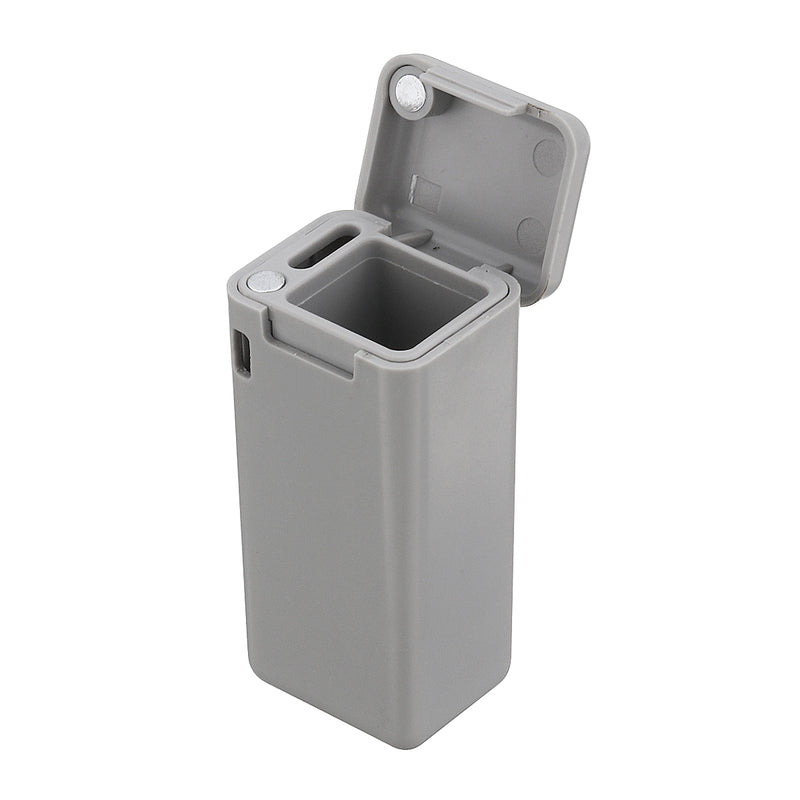 Stainless Steel Collapsible Reusable Straw Portable Folding Straw w/ Case Holder Silicone Tips