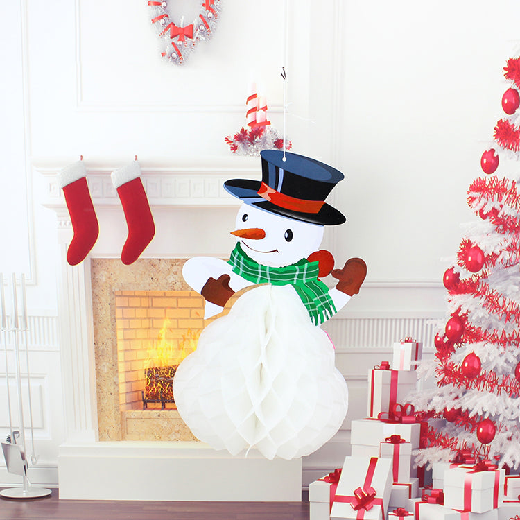 Christmas DIY Decorations Tree Hat Snowman Comb Ball Party Christmas Pendant & Drop Ornaments Suppli