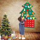 Christmas Tree Advent Calendar Felt Fabric Countdown Xmas Display Decor Ornament