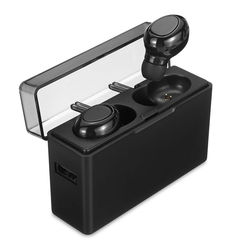 TWS Wireless bluetooth 5.0 Earbuds Mini HiFi Stereo Bliateral Call Sport Earphone Headphone with 2350mAh Charging Box Power Bank