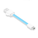 Fonken 2.4A Micro USB Small Portable key Chain Fast Charging Data Cable For Xiaomi Redmi 7A Redmi 6Pro Huawei VIVO