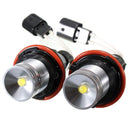 5W 6000K Pair LED White Angel Eyes Halo Light For BMW E39 E60 E63 E64 E53 X5