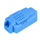 50pcs Blue 60*30*18mm Wall-mounted Type Temperature And Humidity Sensor Housing Smoke Gas Sense Plastic Housing