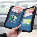 BUBM THZ-SL Travel Passport Holder Documents Organizer Money ID Card Cover Wallet Cash Pouch
