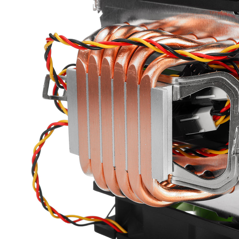 Dual Tower CPU Cooler 3 Cooling Fan Heatsink Radiator for LGA 775/1155/1366AMD
